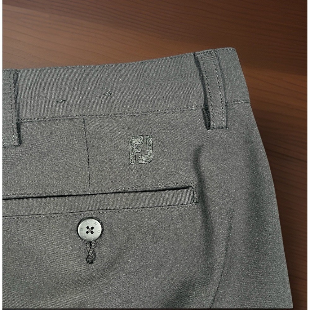 Footjoy Mens 36x28 Athletic Fit 5 Pocket Black Performance Stretch Pants-EUC